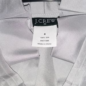 COPY - J.Crew Ruffled Sleeveless 100% Silk Blouse